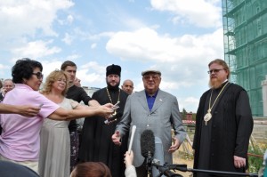 Завершается возведение величественного собора в память о разрушенной святыне на Спиридоновке